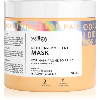 so!flow Medium Porosity Hair Protein-Emollient Mask Masca de par anti-electrizare - imagine 2